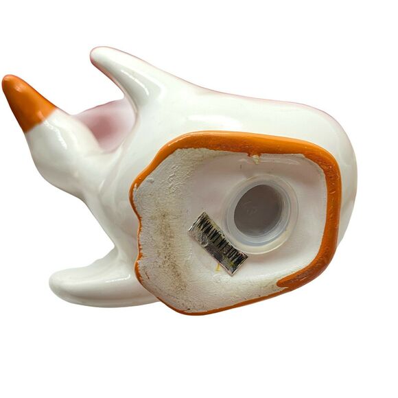 Geese Shape Salt And Pepper And Napkin Rings Vintage White Ceramic Set Of 14 - Picture 5 of 14